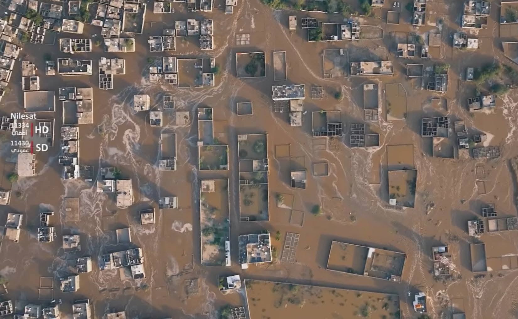 محمية الحسوة مغمورة بالسيول (عدن المستقلة)